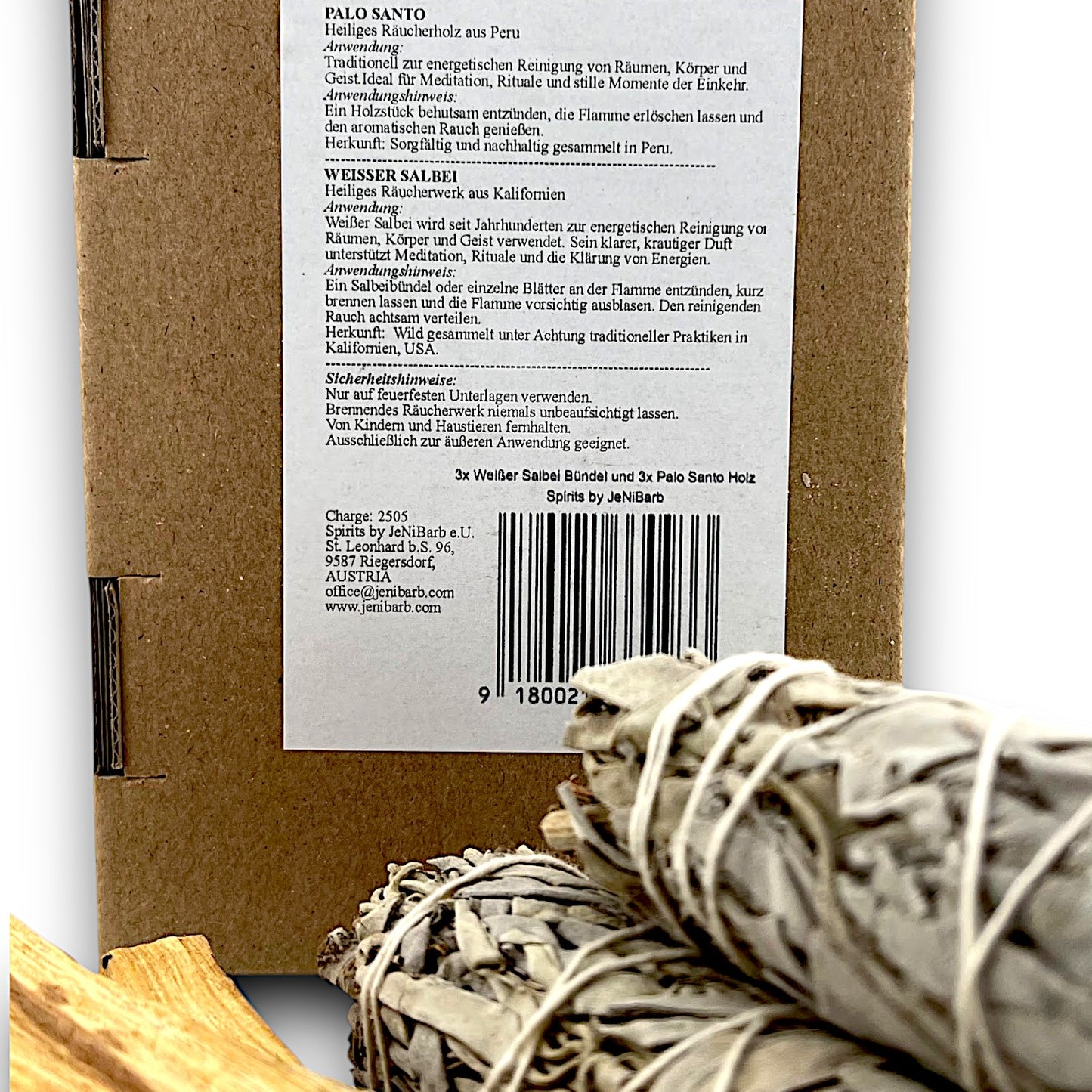 Räucherset Salbei Palo Santo